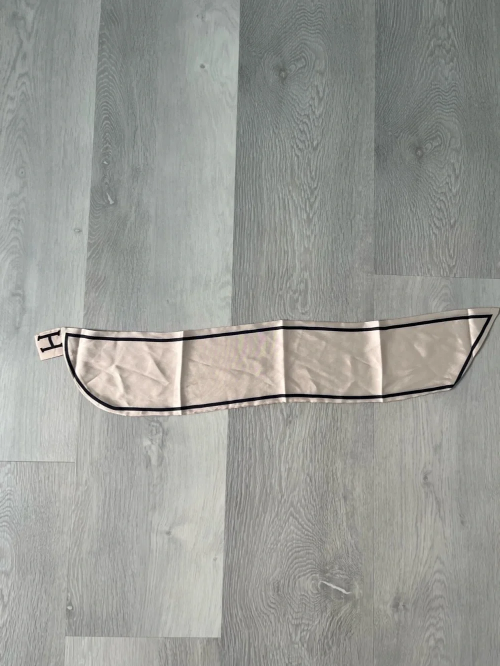 SATIN HEADSCARF LONG RECTANGLE HAIR TIE NECK SCARF H LOOP WOMENS